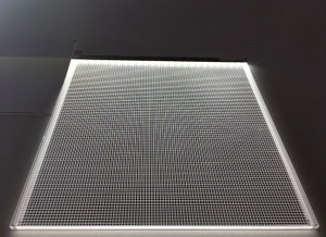55 Inch PMMA Lightguide Display Panel for public