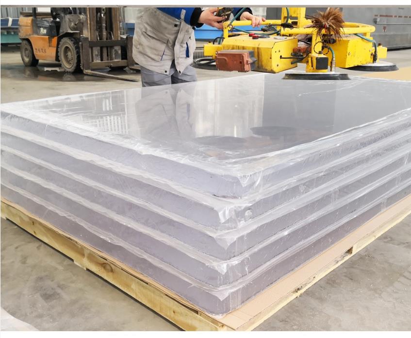 50mm Double Sided Transparent Acrylic Sheet Swimming Pool